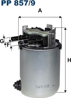 Filtron PP857/9 - Filtro carburante www.autoricambit.com