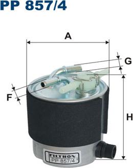 Filtron PP857/4 - Filtro carburante www.autoricambit.com