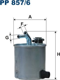 Filtron PP857/6 - Filtro carburante www.autoricambit.com