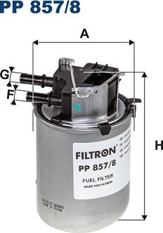 Filtron PP857/8 - Filtro carburante www.autoricambit.com