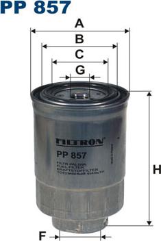 Filtron PP857 - Filtro carburante www.autoricambit.com