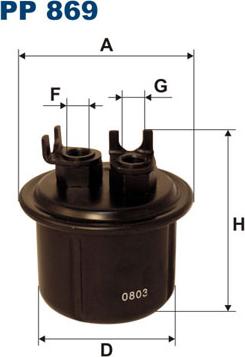 Filtron PP869 - Filtro carburante www.autoricambit.com