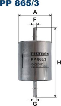 Filtron PP865/3 - Filtro carburante www.autoricambit.com