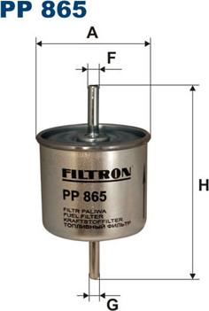 Filtron PP865 - Filtro carburante www.autoricambit.com