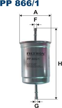 Filtron PP866/1 - Filtro carburante www.autoricambit.com