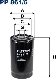 Filtron PP861/6 - Filtro carburante www.autoricambit.com