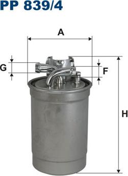 Filtron PP839/4 - Filtro carburante www.autoricambit.com