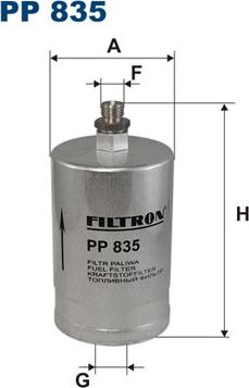 Filtron PP835 - Filtro carburante www.autoricambit.com