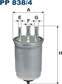 Filtron PP838/4 - Filtro carburante www.autoricambit.com