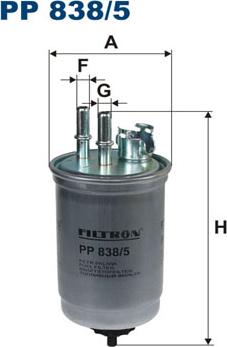 Filtron PP838/5 - Filtro carburante www.autoricambit.com