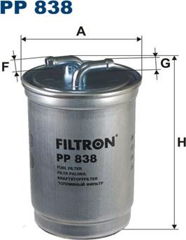 Filtron PP838 - Filtro carburante www.autoricambit.com