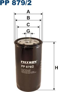 Filtron PP879/2 - Filtro carburante www.autoricambit.com