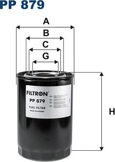 Filtron PP879 - Filtro carburante www.autoricambit.com