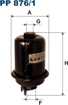 Filtron PP876/1 - Filtro carburante www.autoricambit.com