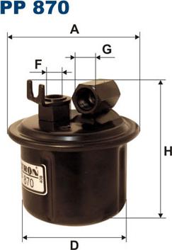 Filtron PP870 - Filtro carburante www.autoricambit.com