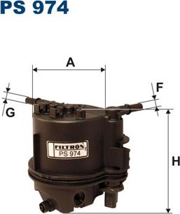 Filtron PS974 - Filtro carburante www.autoricambit.com