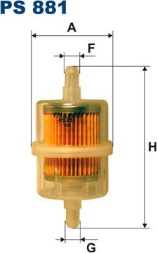 Filtron PS881 - Filtro carburante www.autoricambit.com