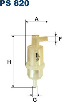 Filtron PS820 - Filtro carburante www.autoricambit.com