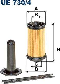 Filtron UE730/4 - Filtro urea www.autoricambit.com