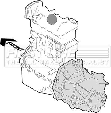 First Line FEM4412 - Sospensione, Motore www.autoricambit.com