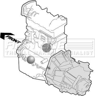 First Line FEM4073 - Sospensione, Motore www.autoricambit.com