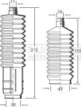 First Line FSG3032 - Kit soffietto, Sterzo www.autoricambit.com