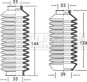 First Line FSG3074 - Kit soffietto, Sterzo www.autoricambit.com