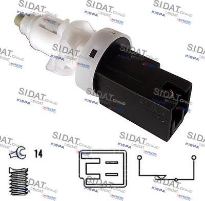 Fispa 5.140033A2 - Interruttore luce freno www.autoricambit.com