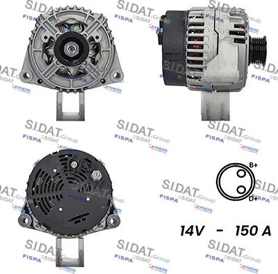 Fispa A12BH0936A2 - Alternatore www.autoricambit.com