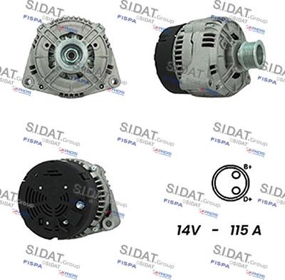 Fispa A12BH0551A2 - Alternatore www.autoricambit.com