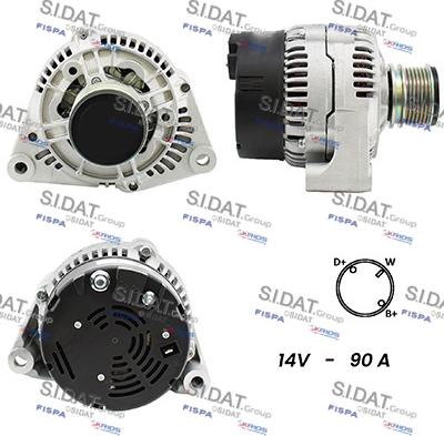 Fispa A12BH0552A2 - Alternatore www.autoricambit.com