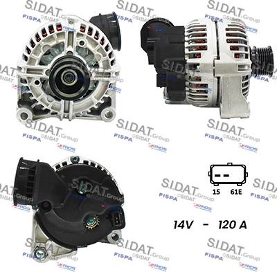 Fispa A12BH0122A2 - Alternatore www.autoricambit.com