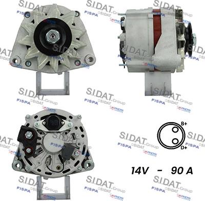 Fispa A12BH0762A2 - Alternatore www.autoricambit.com