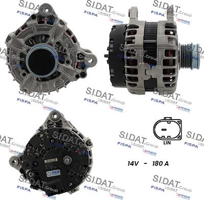 Fispa A12BH1341 - Alternatore www.autoricambit.com