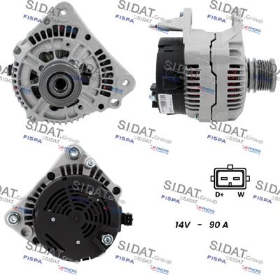 Fispa A12BH1281A2 - Alternatore www.autoricambit.com