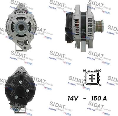 Fispa A12DE0497A2 - Alternatore www.autoricambit.com