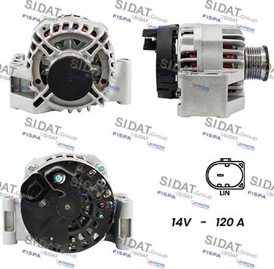 Fispa A12DE0407A2 - Alternatore www.autoricambit.com