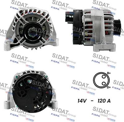 Fispa A12DE0030A2 - Alternatore www.autoricambit.com