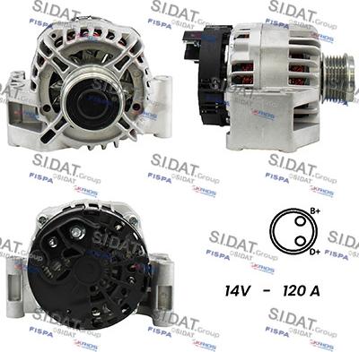 Fispa A12DE0327A2 - Alternatore www.autoricambit.com