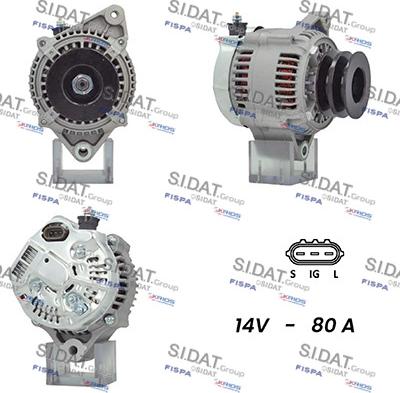 Fispa A12DE0375A2 - Alternatore www.autoricambit.com