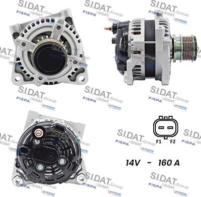 Fispa A12DE0203A2 - Alternatore www.autoricambit.com