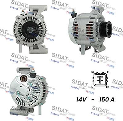 Fispa A12DE1042A2 - Alternatore www.autoricambit.com