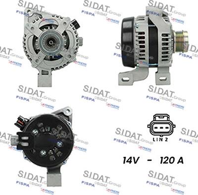 Fispa A12DE1050A2 - Alternatore www.autoricambit.com