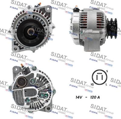 Fispa A12DE1057A2 - Alternatore www.autoricambit.com