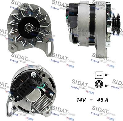 Fispa A12MA0014A2 - Alternatore www.autoricambit.com