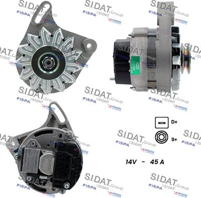 Fispa A12MA0014 - Alternatore www.autoricambit.com