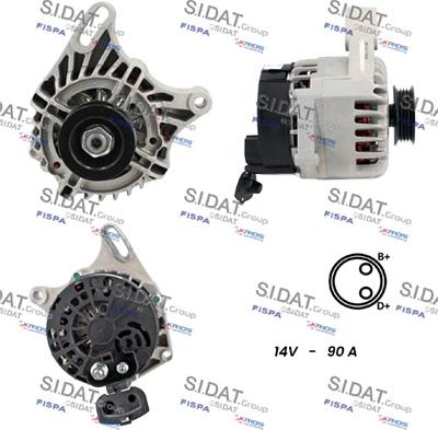 Fispa A12MA1141A2 - Alternatore www.autoricambit.com