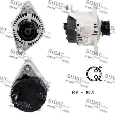 Fispa A12MA1249A2 - Alternatore www.autoricambit.com