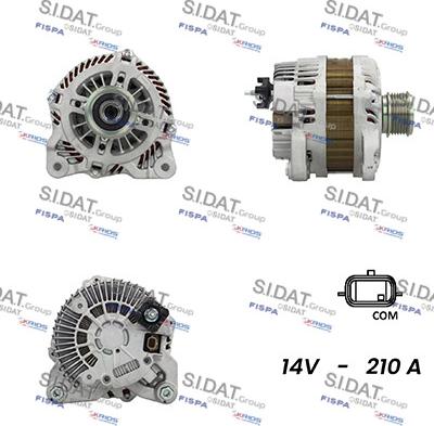 Fispa A12MH0424A2 - Alternatore www.autoricambit.com