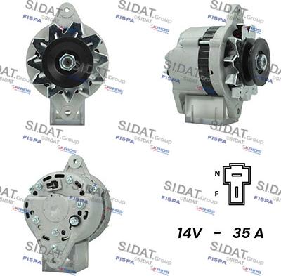 Fispa A12MH0474A2 - Alternatore www.autoricambit.com